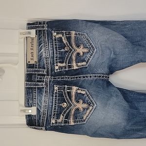 ROCK REVIVAL JEANS SHAINA MID RISE SKINNY SIZE 26
